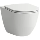 Laufen Pro Wand-Tiefspül-WC mit WC-Sitz Pergamon spülrandlos