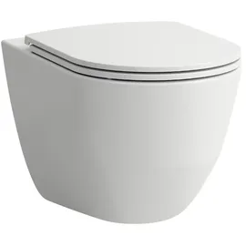 Laufen Pro Wand-Tiefspül-WC mit WC-Sitz Pergamon spülrandlos