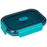 LURCH Frischhaltebox Silikon faltbar up & down petrol 0,8 l