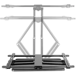 InLine Premium Aluminium Wandhalterung - für Flach-TV (37-80") - schwarz