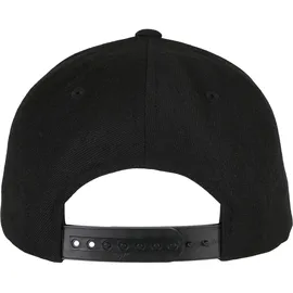 Flexfit Premium Curved Visor Snapback Cap schwarz Einheitsgröße