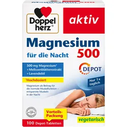 Doppelherz aktiv Magnesium 500 für die Nacht Tabletten
