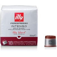 illy Iperespresso Kaffeekapseln klassische Röstung INTENSO, 1 Packungen zu je 18 Kaffeekapseln