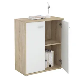 CARO-Möbel Sideboard 60 x 70 x 30 cm Weiß