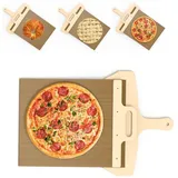 DASZERX® Pizzaschieber mit Griff - Schiebe-Pizzaschaufel