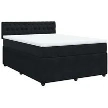 vidaXL Boxspringbett 200 x 200 cm Blau