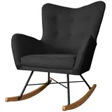 Schaukelsessel Sessel CLOVIS in diversen Stoff und Farbvarianten