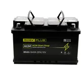 RIDEX PLUS 1S0013P Starterbatterie 80Ah 12V 840A AGM B13 DIN/ISO L4 Kompatibel mit VW TIGUAN 5N Transporter V Bus 7HB, 7HJ, 7EB, 7EJ, 7EF, 7EG, 7HF, 7EC Transporter V Kastenwagen 7HA, 7HH, 7EA, 7EH