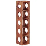 Wohnling Mid.you Weinregal, Sheesham, Holz, Sheesham, massiv, 15x70x15 cm, Wohnzimmer, Regale, Weinregale