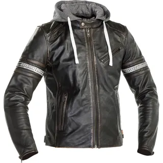 Richa Toulon 2 Lederjacke Schwarz/Braun 50