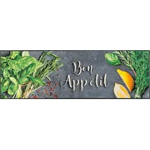 Wash+Dry Bon Appetit 60 x 180 cm Grau/Grün