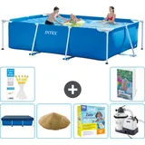 Rechteckiger Frame Pool - 300x200x75 Cm - 7-teilig  S170