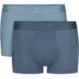 SLOGGI SLG Base Soft Boxershorts Blau XL 2er Pack