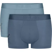 SLOGGI SLG Base Soft Boxershorts Blau XL 2er Pack