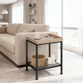 Tectake Rochester Braun Eiche 41 x 41 x 56 cm