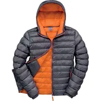 Result Mens Snow Bird Padded Jacket - Farbe: Grey/Orange
