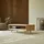 Tikamoon Couchtisch Beige Teak 120 x 50 cm