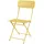[en.casa] Sande Klappstuhl 84,5 x 42 x 50 cm Gelb 2 St.