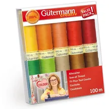 Gütermann Nähfaden-Set Allesnäher 100 m/10 INGE (734008-1)