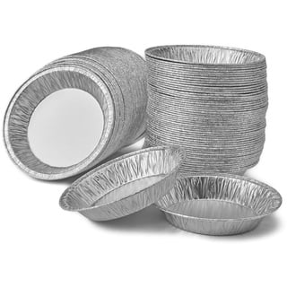 100 Stück Törtchenformen aus Aluminium, 80 ml – Kuchenform, Flans, einzelne Kuchen