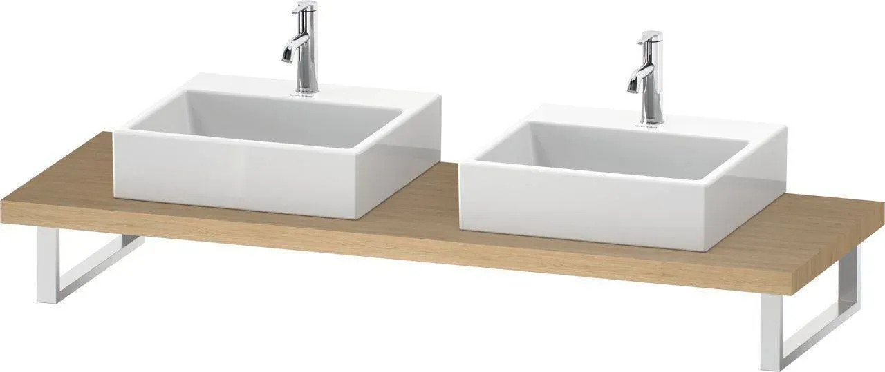 Duravit L-Cube Konsole 800mm - Eiche Natur