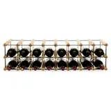 Proregal Modulares Weinregal Vinotega Mod Metal HxBxT 12,5 x 82,5 x 24,5 cm 8 x 1 Flaschen Massives Kiefernholz Natur