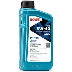 ROWE HIGHTEC SYNT RSi SAE 5W-40 (1 L) Motoröl HC Synthese Öl (Hydro-Cracked)  20068-0010-99