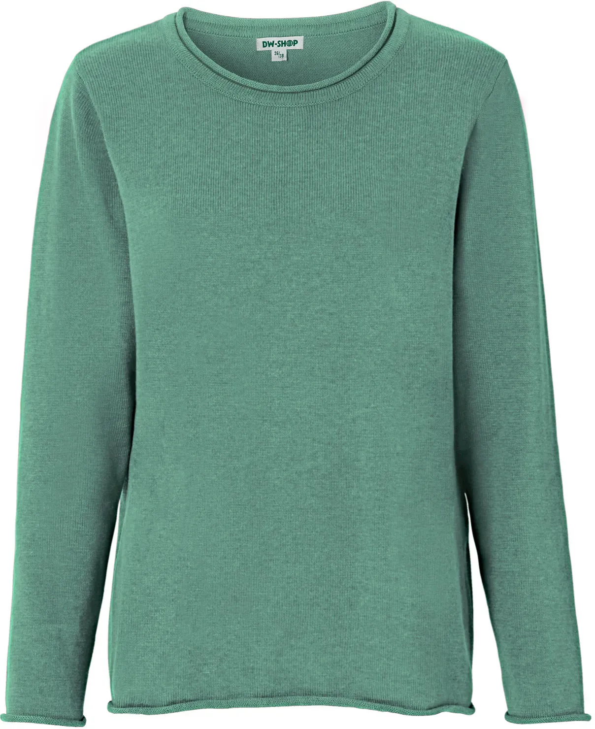 Baumwoll-Pullover, salbei, 40/42