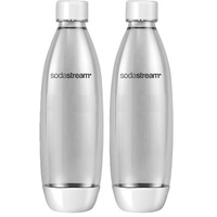 Flaschen SodaStream Fuse White (geeignet für SodaStream Sprudelwasserbereiter), 2 x 1 l