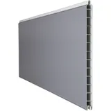 GROJA BasicLine Einzelprofil 180 x 30 x 19 cm Silbergrau