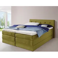HAPO Boxspringbett, mit Bettkasten grün