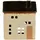 ib laursen Teelicht Haus aus Keramik Brighton 11,3 x 7,5 x 13,2 cm beige