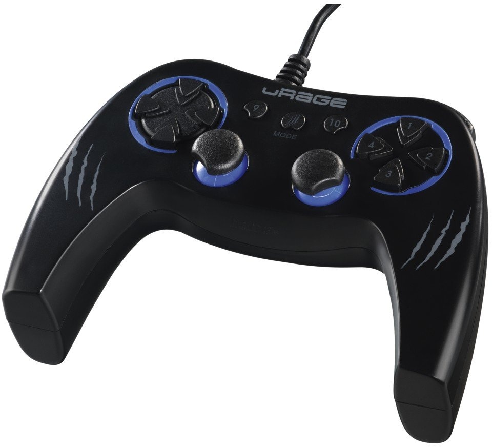 Hama URAGE Gamepad Essential V2 USB Sort Bl‹ ̈«, 00113756 (USB Sort Bl‹ ̈«)