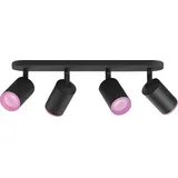Philips Fugato 4 Leuchtmittel dimmbar schwarz
