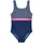 Playshoes Badeanzug Ringel Blau 158/164