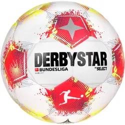 DERBYSTAR Bundesliga Club Light 350g Leicht-Fußball 2025/26 weiss/rot/gelb 4