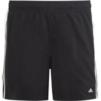 adidas 3-Streifen Badeshorts Black / White 140    