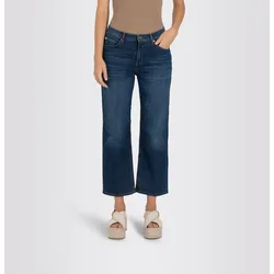 Culotte MAC "CULOTTE", Damen, Gr. 36, N-Gr, blau (basic blau stone), Denim/Jeans, Obermaterial: 89% Baumwolle, 8% Polyester, 3% Elasthan, Hosen