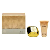 paco rabanne Duft-Set Lady Million, 2-tlg., Parfum, EdP, Frauenduft, Bodylotion goldfarben