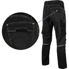 Art.Master Jeans-Stretch-Arbeitshose Schwarz L