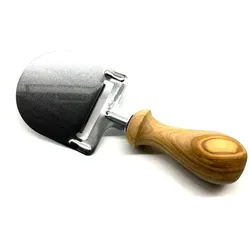 Käsehobel DESIGN mit gedrechseltem Griff aus Olivenholz