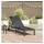 vidaXL Sonnenliege 206 x 62,5 x 74 cm Schwarz