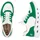 Rieker Slip-On Sneaker Damen Grün/Weiß 37