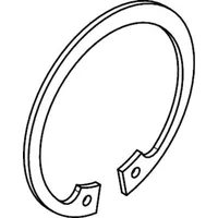 Industrial Quality Supplies DIN 472 Sicherungsring für Bohrungen, Regelausführung,