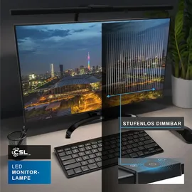 CSL Klemmleuchte Schwarz