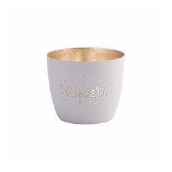Giftcompany Windlicht Madras Konfetti M lila
