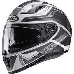 HJC i70 Lonex Helm, grijs-wit, 2XL