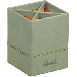 Rhodia Stifteköcher Kunstleder 8x11 cm Celadon 1 St.
