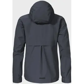 Schöffel Jacket Style Bohorok WMS, wasserdichte, atmungsaktive Outdoor Jacke, elegante Funktionsjacke mit Kapuze und Stufensaum, navy blazer, 42