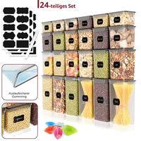 7Magic Vorratsdosen Set transparent 42-teilig